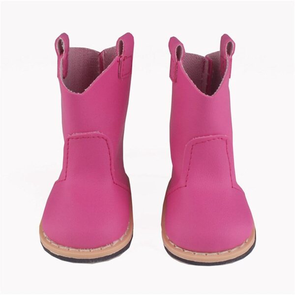 46cm Stiefel für American Girl Dolls Rot Rosa – Hochwertige Freizeitaccessoires