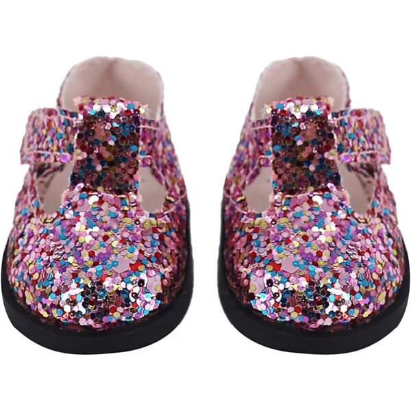 Scarpe con Paillettes per Bambole da 14 Pollici, Accessori Costume Resistenti