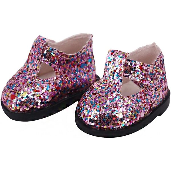 Scarpe con Paillettes per Bambole da 14 Pollici, Accessori Costume Resistenti