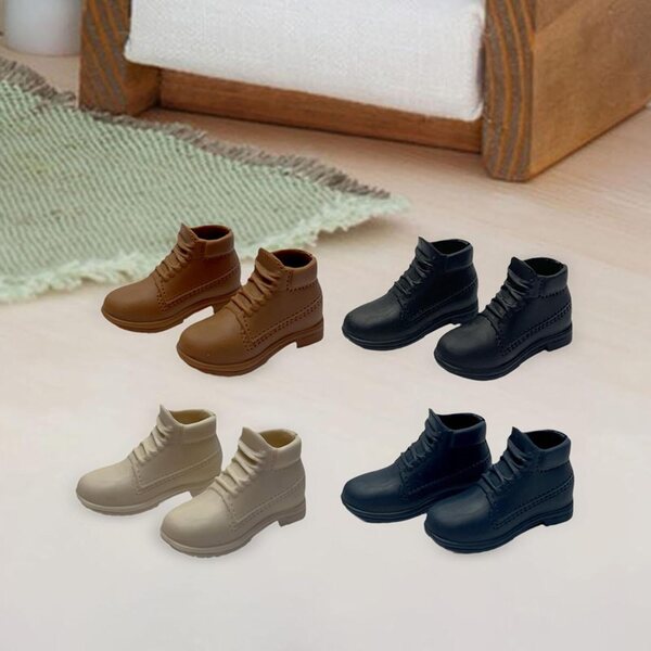 MagiDeal 4 Paar 1/6 Schuhe für 12 Zoll männliche Actionfiguren aus PP-Material