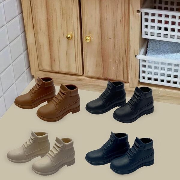 MagiDeal 4 Paar 1/6 Schuhe für 12 Zoll männliche Actionfiguren aus PP-Material