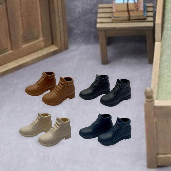 MagiDeal 4 Paar 1/6 Schuhe für 12 Zoll männliche Actionfiguren aus PP-Material