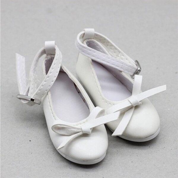 Scarpe con tacco alto bianche per bambole BJD SD 60 cm, accessorio elegante e confortevole