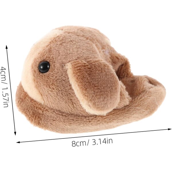 HEMOTON Pantofole Peluche per Bambole Design Animale Morbide e Calde Invernali