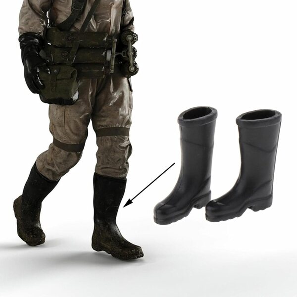 Schuhe Stiefel für 1/12 Actionfigur Männer 6 Zoll PVC Fenter Mini Zubehör