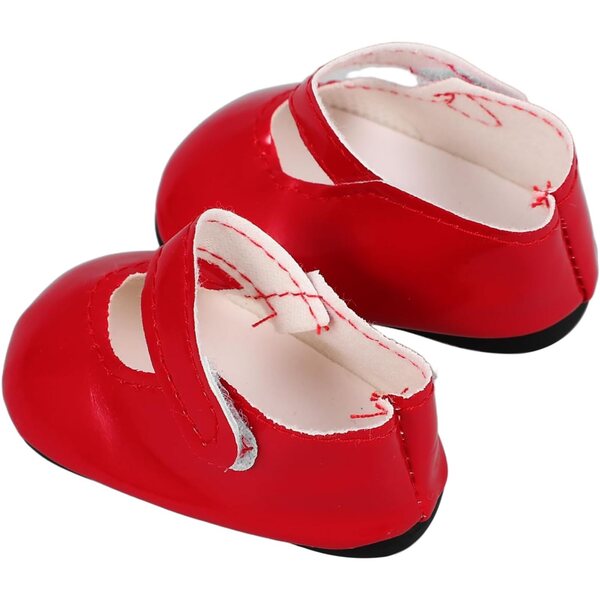 BESPORTBLE Rote Schuhe für 18-Zoll-Puppen – widerstandsfähige und elegante Accessoires