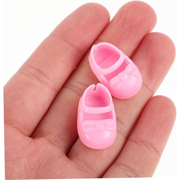 UPKOCH Mini Scarpe per Bambole Set 6 Paia Colorate, Accessori Decorativi per Casette e Costumi