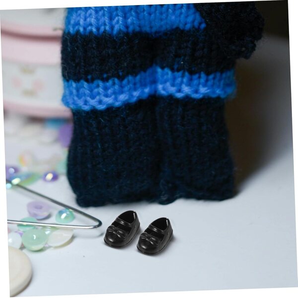 UPKOCH Mini Scarpe per Bambole Set 6 Paia Colorate, Accessori Decorativi per Casette e Costumi