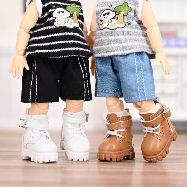 Scarpe Casual Bianche per Bambole Ob11 DDF Body9 1/12 BJD Accessori XiDonDon
