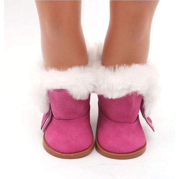 Winter-Schneestiefel für 18-Zoll-Puppen – Modeaccessoire von Faroby