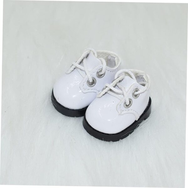 Mini Scarpe per Bambole 20 cm Set 2 Paia Accessori Miniatura Resistenti e Sicure
