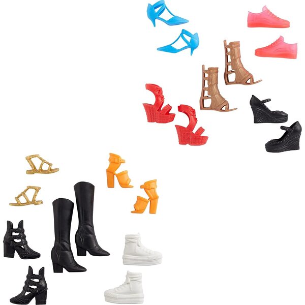 Barbie-Schuhe Original Mattel-Zubehör – Mehrfarbig für Mädchen und Sammler