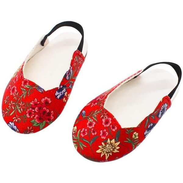 Geblümte flache Schuhe für Puppen 46 cm Freizeitkleidungszubehör Uteruik