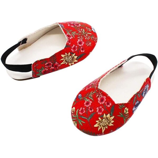 Geblümte flache Schuhe für Puppen 46 cm Freizeitkleidungszubehör Uteruik