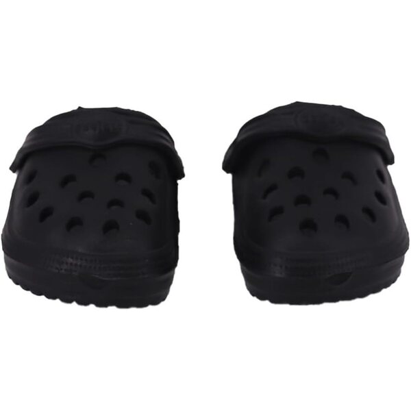 Hausschuhe für 46 cm große Uterui-Puppe, schwarze Sandalen, Kostümzubehör für 18-Zoll-Puppe