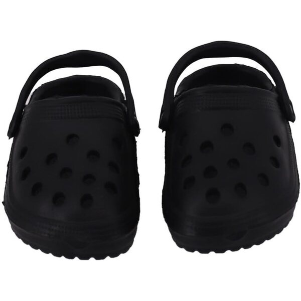 Hausschuhe für 46 cm große Uterui-Puppe, schwarze Sandalen, Kostümzubehör für 18-Zoll-Puppe