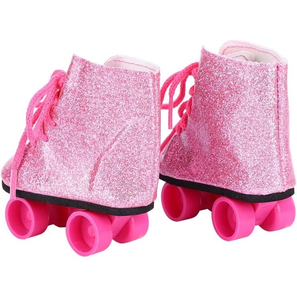 Rollschuhschuhe für 18-Zoll-Puppen – leichtes und farbenfrohes Modeaccessoire