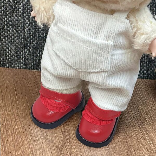 Hochwertiges PU-Miniatur-Puppenschuh-Set – lebensecht und rutschfest