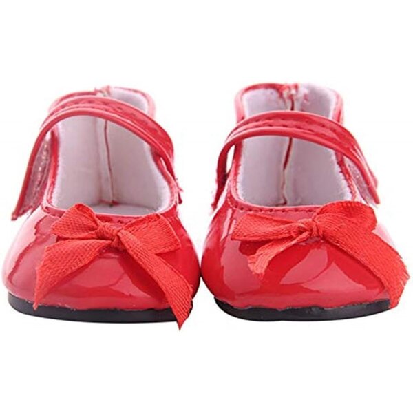 Rote Mini-Schuhe für 45,7 cm große America Girl-Puppe – hochwertige Modeaccessoires
