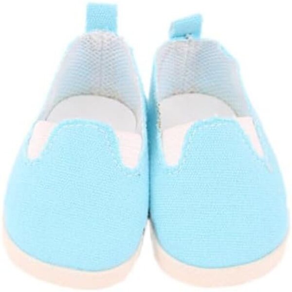 Blaue Mini-Schuhe für 45,7 cm große America Girl-Puppe – hochwertige Modeaccessoires
