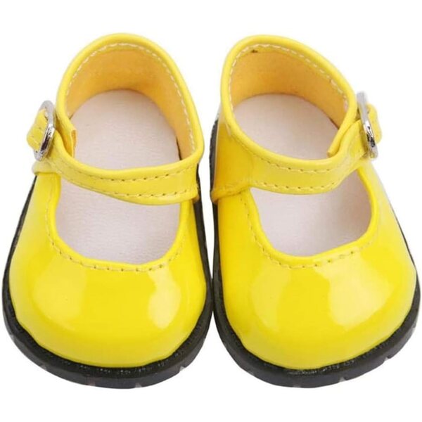 Gelbe Mini-Schuhe für 45,7-cm-Puppen – Modeaccessoires für America Girl-Puppen