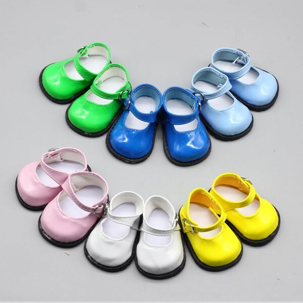 Gelbe Mini-Schuhe für 45,7-cm-Puppen – Modeaccessoires für America Girl-Puppen