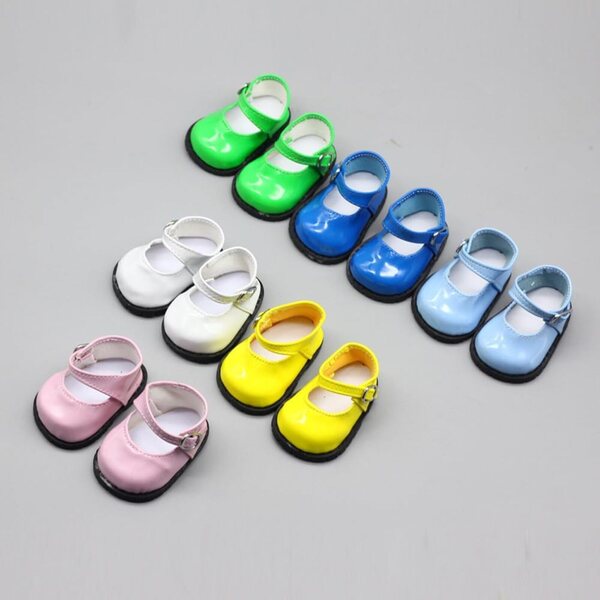 Gelbe Mini-Schuhe für 45,7-cm-Puppen – Modeaccessoires für America Girl-Puppen