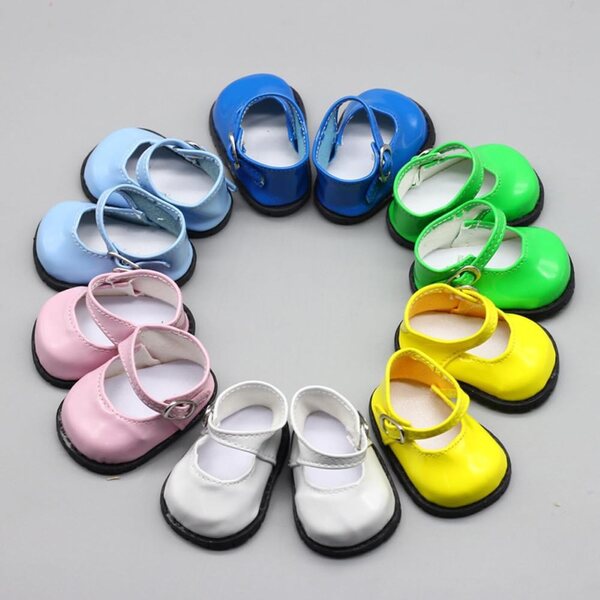 Gelbe Mini-Schuhe für 45,7-cm-Puppen – Modeaccessoires für America Girl-Puppen