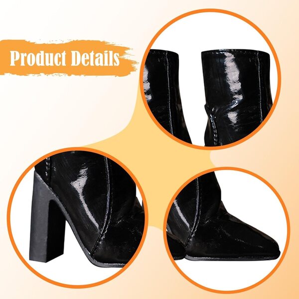 1:3 Puppenschuhe Stilvolle High-Heel-Stiefel für 24-Zoll-Körper