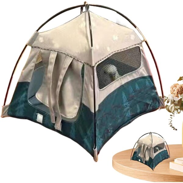 Camping-realistische Miniatur für Puppenhäuser – detailliertes und stabiles Design, 18,5 x 18,5 cm