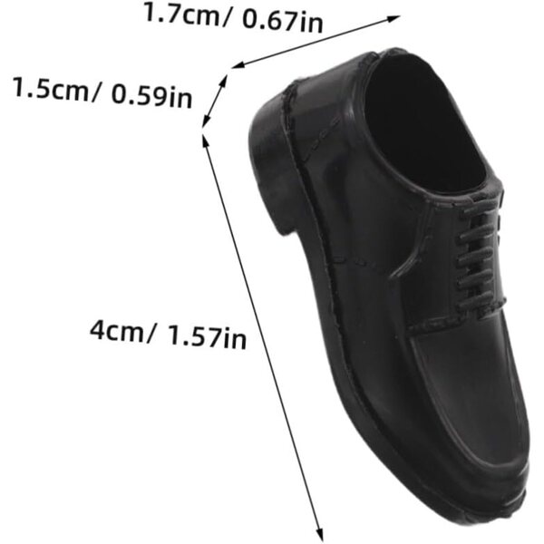 Beaupretty Scarpe Miniature 40 pezzi per Bambole Maschili in Plastica Colorata