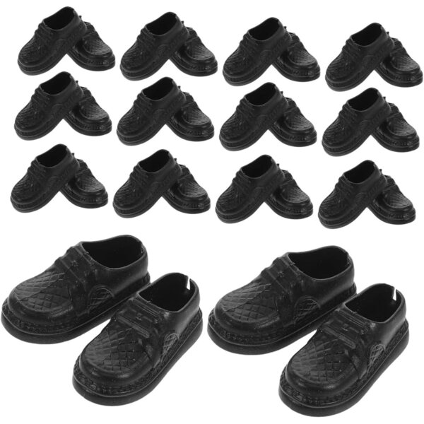 Didiseaon 20 paia mini scarpe da uomo in plastica per bambole e micro paesaggi