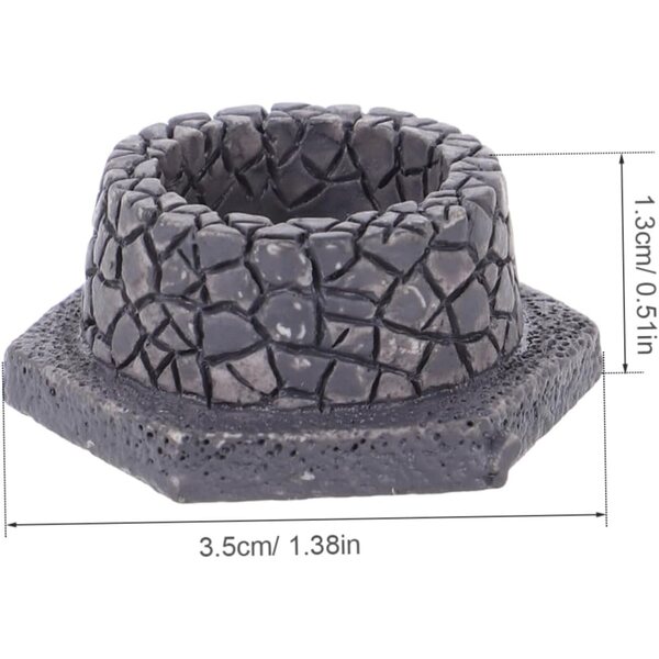 ERINGOGO 12 Miniature Pozzi in Resina per Giardino e Casa delle Fate Decorazioni