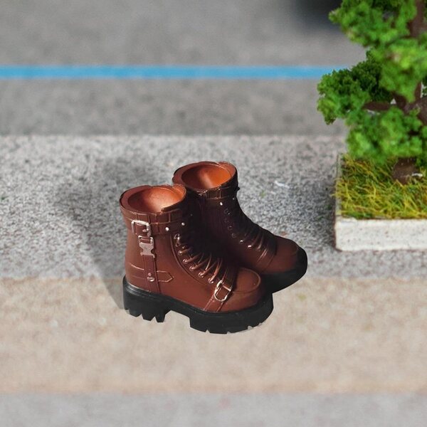 Braune Stiefel für 1/6 Puppen – Schuhzubehör für 12 Zoll große weibliche Figuren