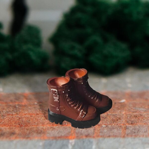 Braune Stiefel für 1/6 Puppen – Schuhzubehör für 12 Zoll große weibliche Figuren