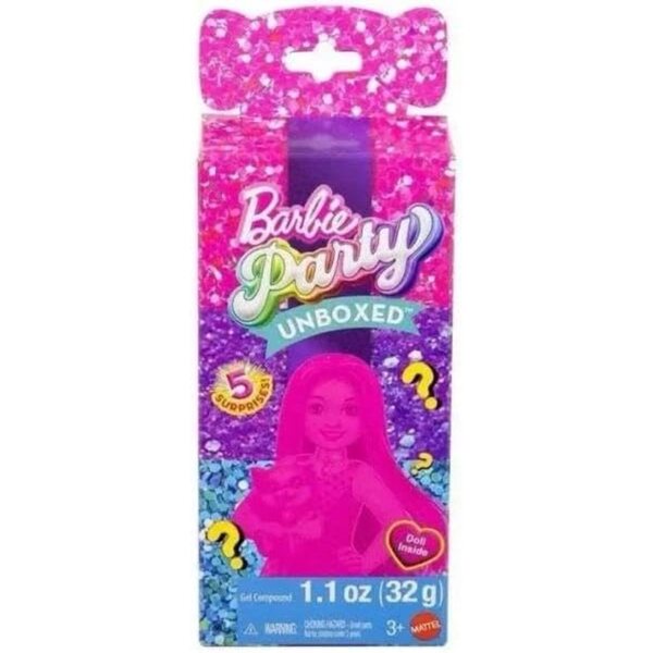 Barbie Party Unboxed Glam Party Chelsea – Random Mix Mystery Pack