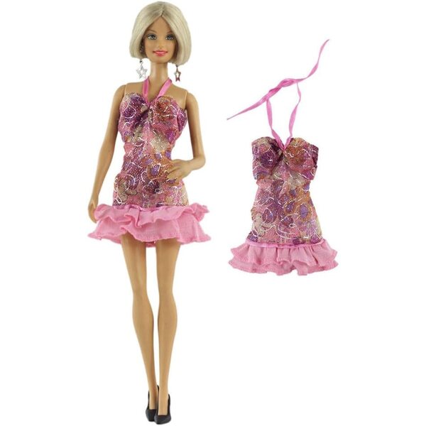 Abito con Scollo all'Americana per Bambola 30cm - Vestito Elegante Uteruik