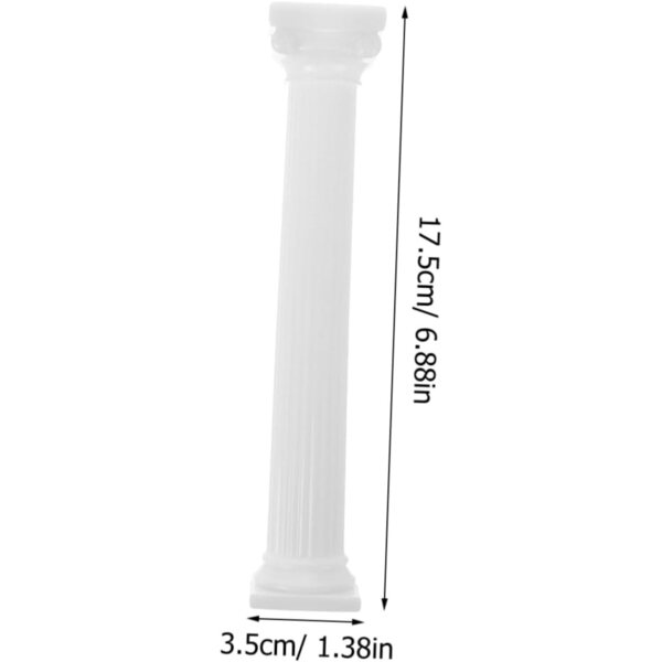 ERINGOGO Statua Pilastro Romano Mini 12 Pezzi Colonna Decorativa Vintage 17,5 cm