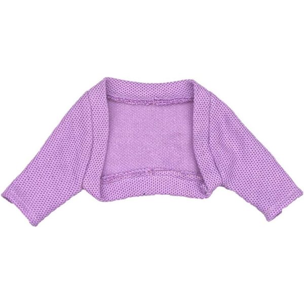 Abito Lungo Grigio e Cappotto Viola per Bambole Americane 46 cm 18 Pollici