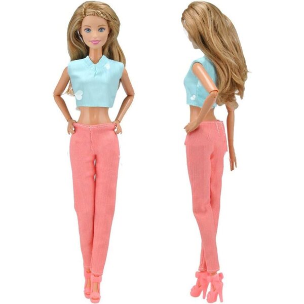 Set 5 Vestiti Moda per Bambole 30 cm - Top, Pantaloni e Completi Uteruik