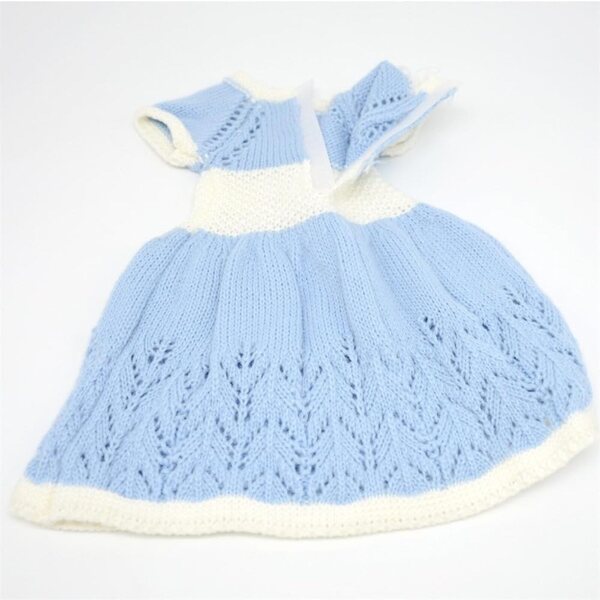 Kleidung für 46-cm-Puppen – Pulloverkleid, Mütze und Schmuck für 18-Zoll-Puppen