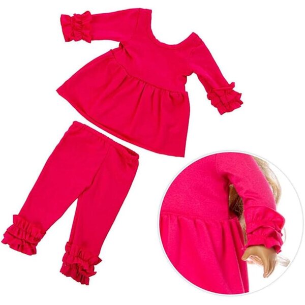 Kleidung für 46-cm-Puppen – Langarmshirt und Hose – Uteruik-Kleidung