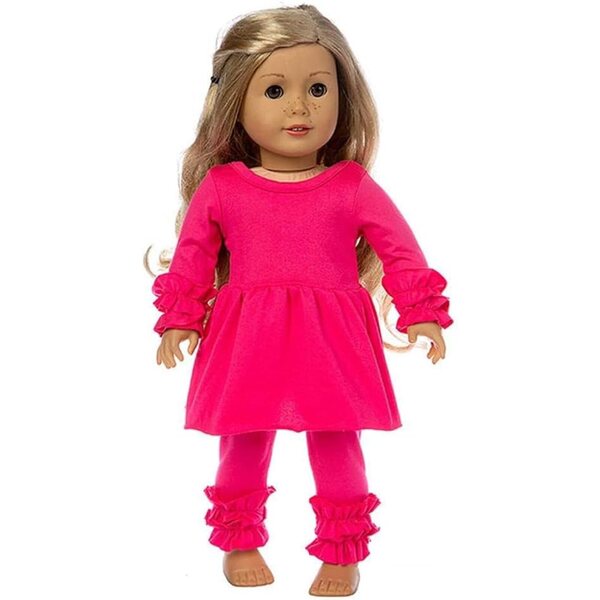 Kleidung für 46-cm-Puppen – Langarmshirt und Hose – Uteruik-Kleidung