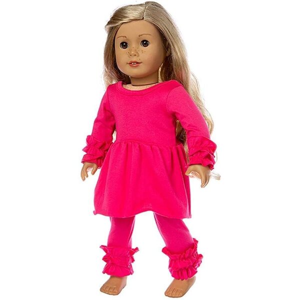 Kleidung für 46-cm-Puppen – Langarmshirt und Hose – Uteruik-Kleidung