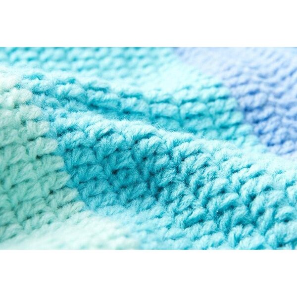 Gestrickter Overall für 46-cm-Puppen mit Mütze, Schuhen und Schal-Accessoires
