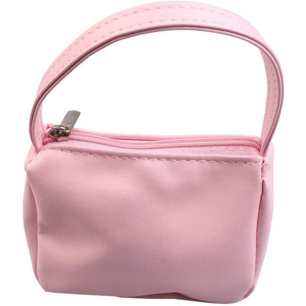 Lässiges Spitzenkleid für 46 cm große Puppen mit Handtasche, Schuhen und Schleifenstirnband