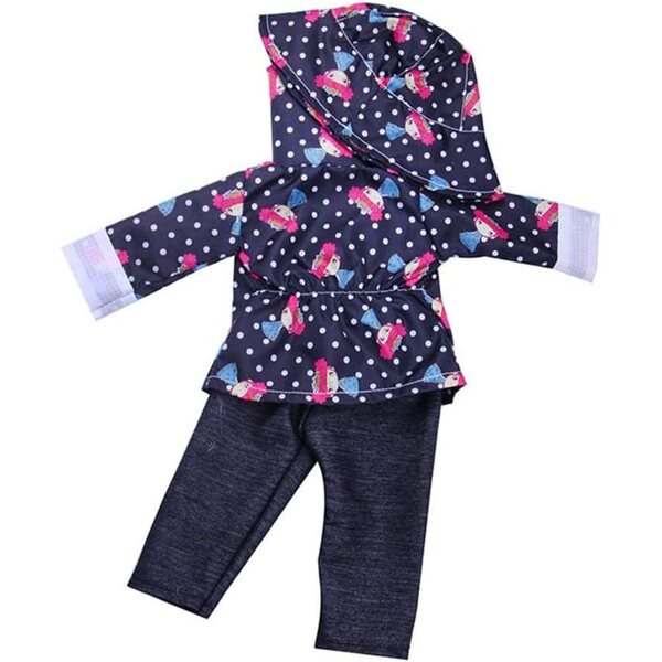 Impermeabile per Bambola 46 cm con Cappotto, Pantaloni e Cappello - Abbigliamento Casual