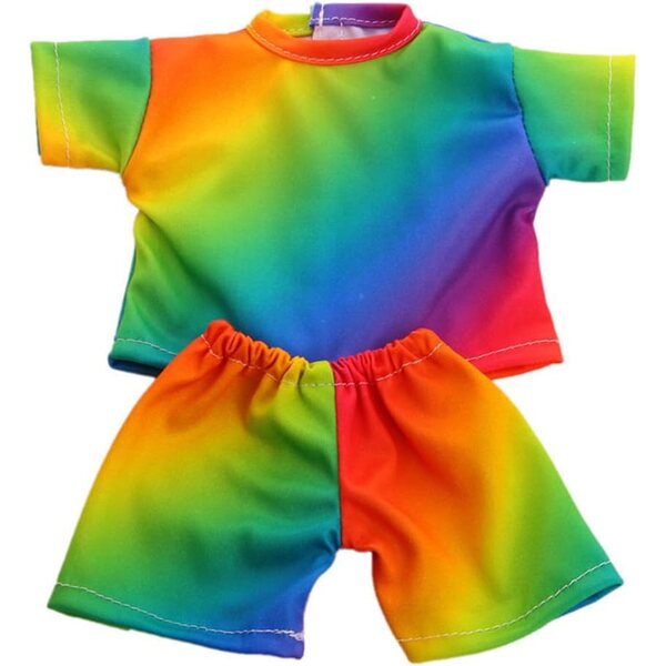 Abbigliamento da Spiaggia per Bambole 46 cm - Maglietta e Pantaloncini Uteruik
