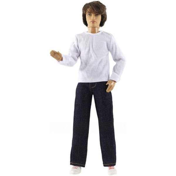 Cowboy-Kleidung für 28 cm große Puppen – Weste, Hose und Freizeithemd Uteruik