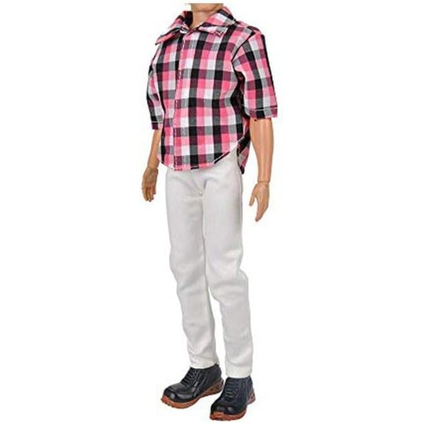 Set 4 abiti casual per bambole maschili 30 cm - vestiti sicuri e rimovibili
